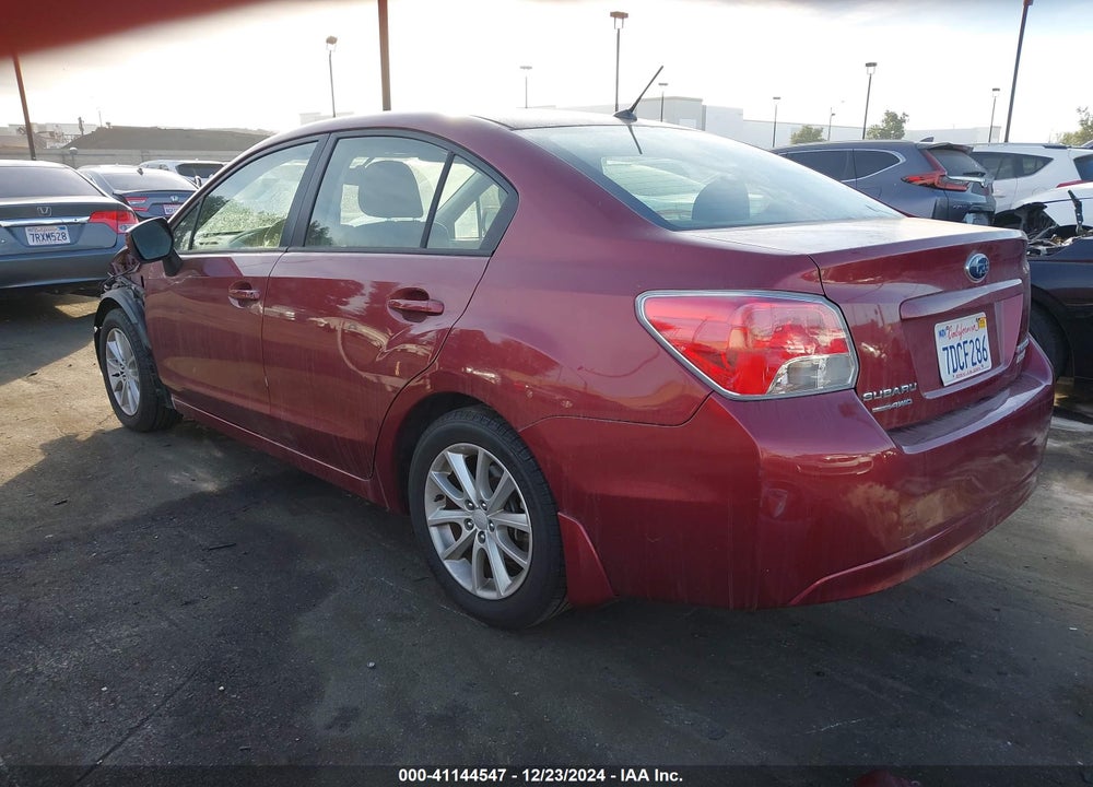 2013 SUBARU IMPREZA 2.0I PREMIUM VIN: JF1GJAB68DH008895