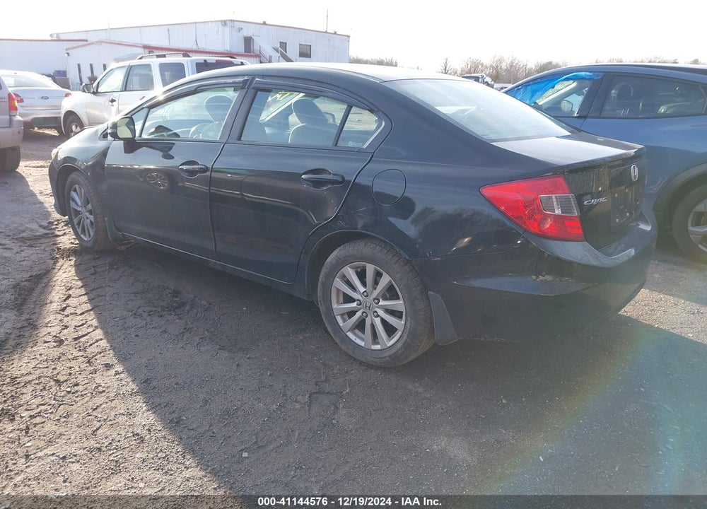 2012 HONDA CIVIC EX VIN: 19XFB2F88CE090829