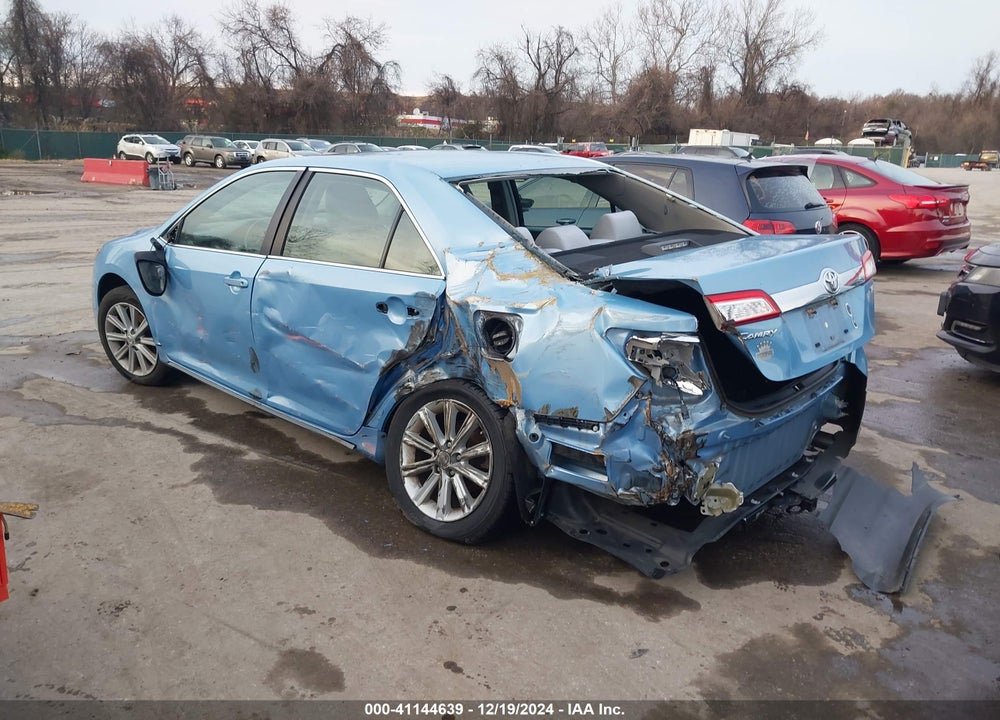 2012 TOYOTA CAMRY XLE VIN: 4T4BF1FK7CR252851