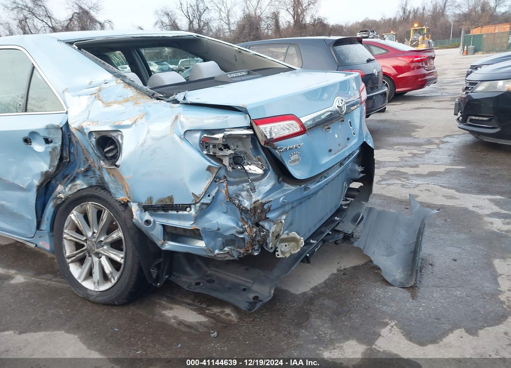 2012 TOYOTA CAMRY XLE VIN: 4T4BF1FK7CR252851