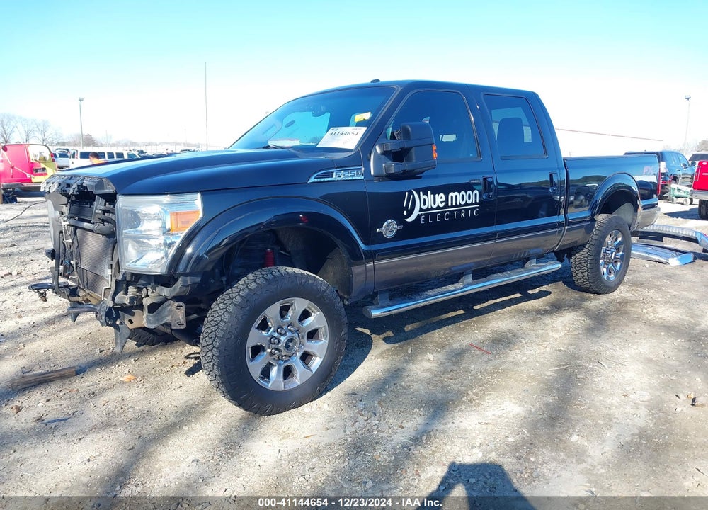 2012 FORD F-250 LARIAT VIN: 1FT7W2BT4CEB60616