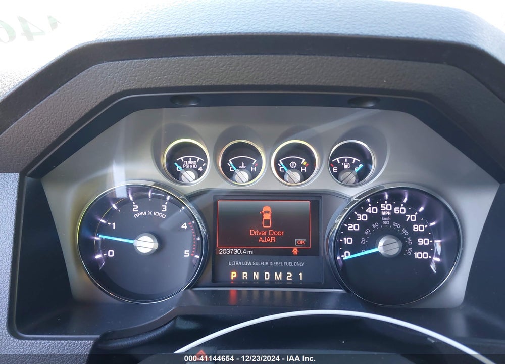 2012 FORD F-250 LARIAT VIN: 1FT7W2BT4CEB60616