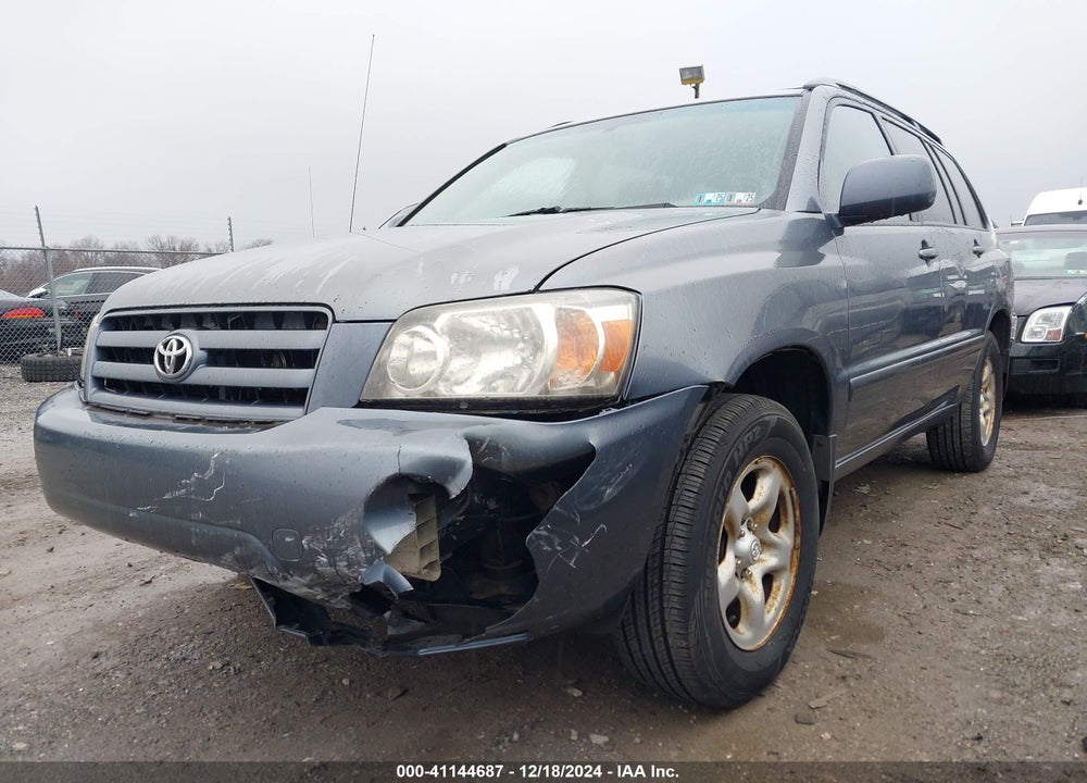 2006 TOYOTA HIGHLANDER VIN: JTEHD21A560044039