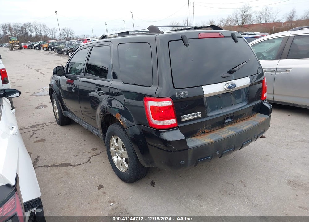 2011 FORD ESCAPE LIMITED VIN: 1FMCU9E70BKB02672
