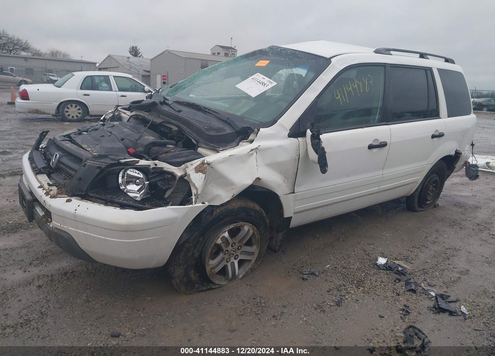 2004 HONDA PILOT EX-L VIN: 2HKYF18594H595477