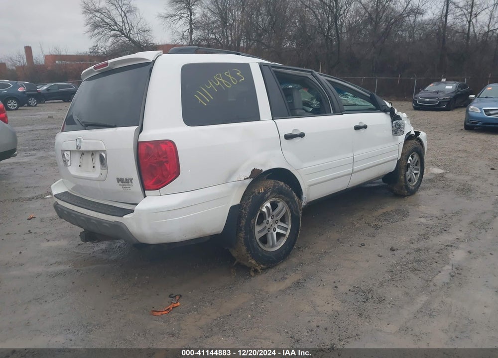 2004 HONDA PILOT EX-L VIN: 2HKYF18594H595477
