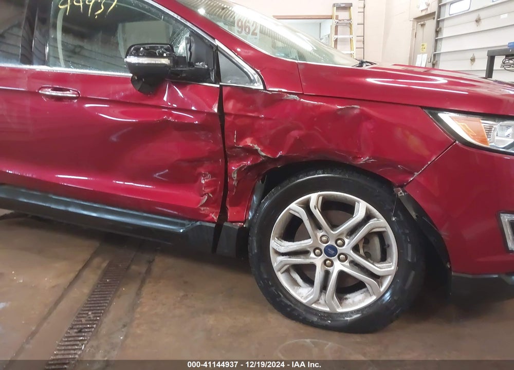 2017 FORD EDGE TITANIUM VIN: 2FMPK4K9XHBB28327
