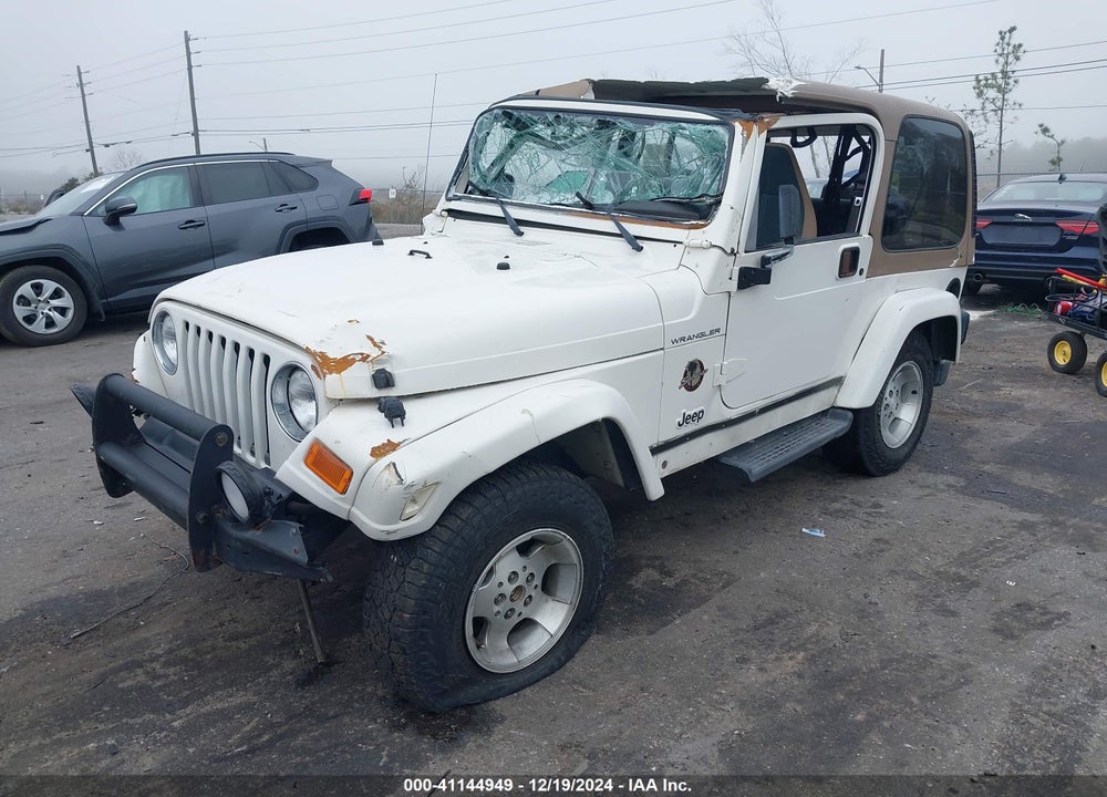 2002 JEEP WRANGLER SAHARA VIN: 1J4FA59S02P714577