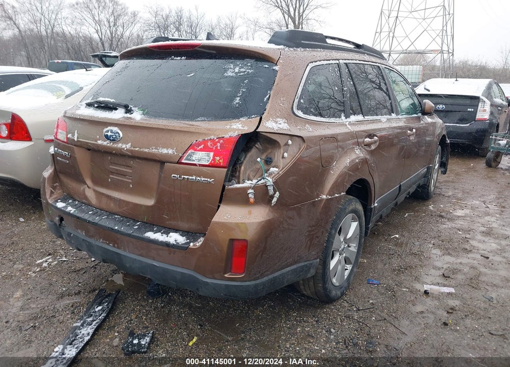 2011 SUBARU OUTBACK 2.5I LIMITED VIN: 4S4BRCKC8B3422280