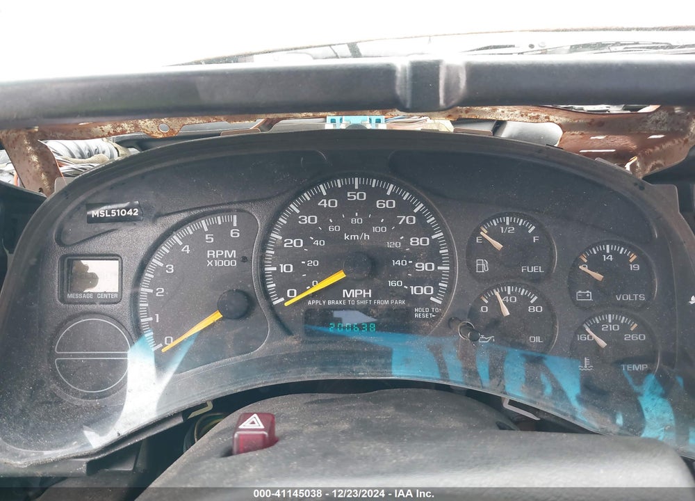 2000 CHEVROLET SILVERADO 1500 VIN: 1GCEC14W4YZ226907