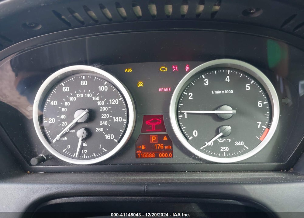 2009 BMW X6 VIN: 5UXFG43579L223506