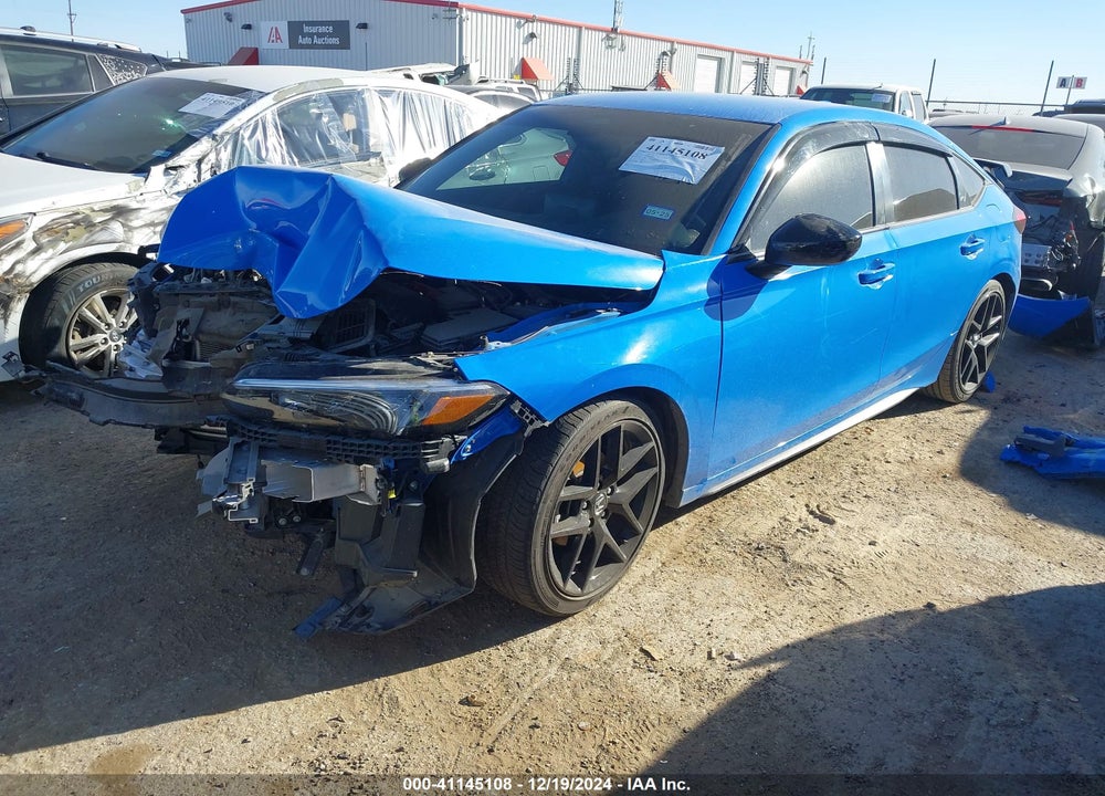2022 HONDA CIVIC VIN: 19XFL2G82NE014523