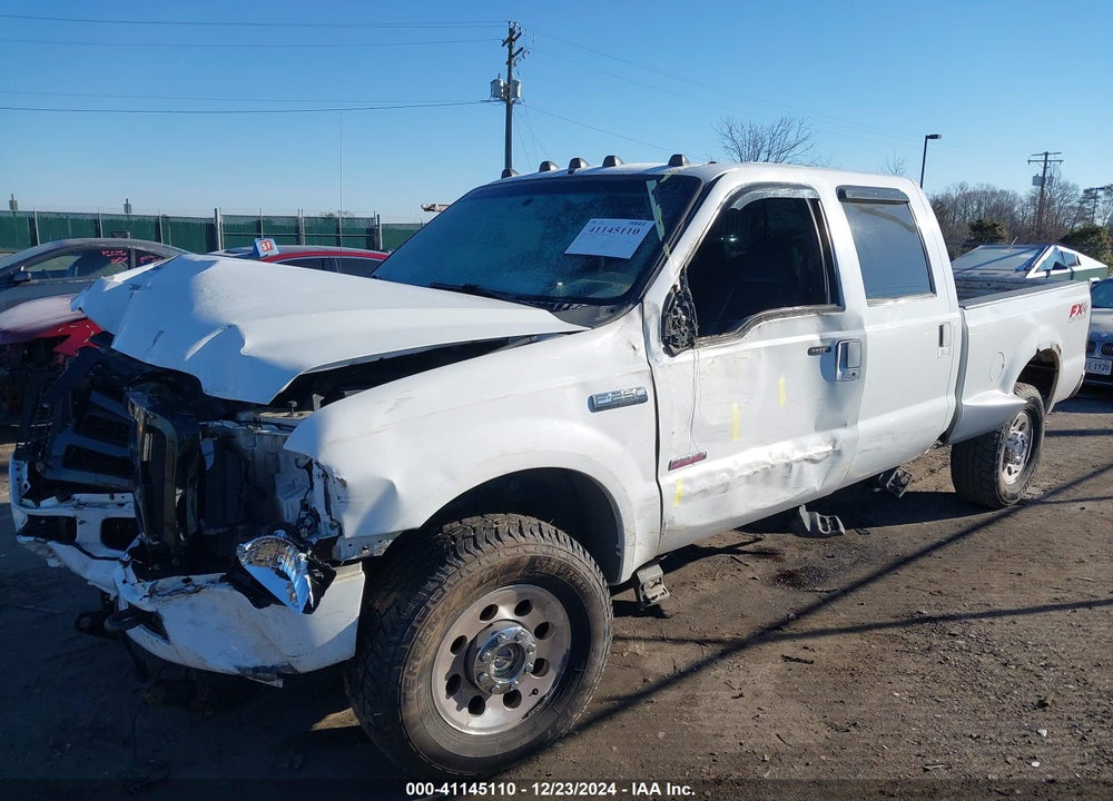 2005 FORD F-250 LARIAT/XL/XLT VIN: 1FTSW21P95EB74884