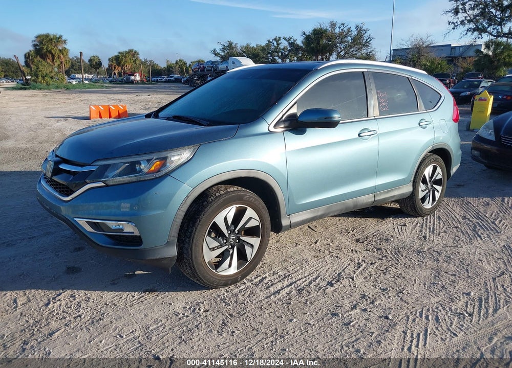 2015 HONDA CR-V TOURING VIN: 5J6RM3H96FL022229