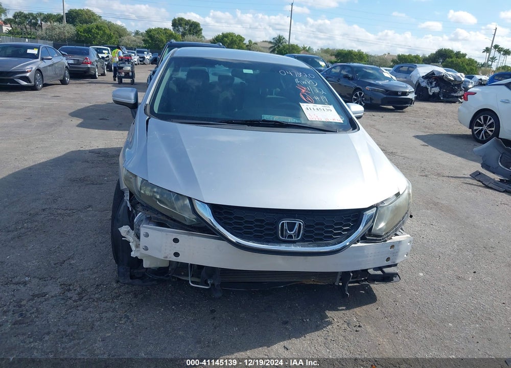 2014 HONDA CIVIC LX VIN: 19XFB2F55EE047820