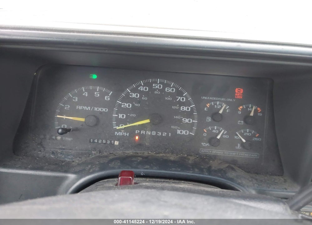 1998 CHEVROLET K2500 FLEETSIDE VIN: 1GCGK24J5WZ160192