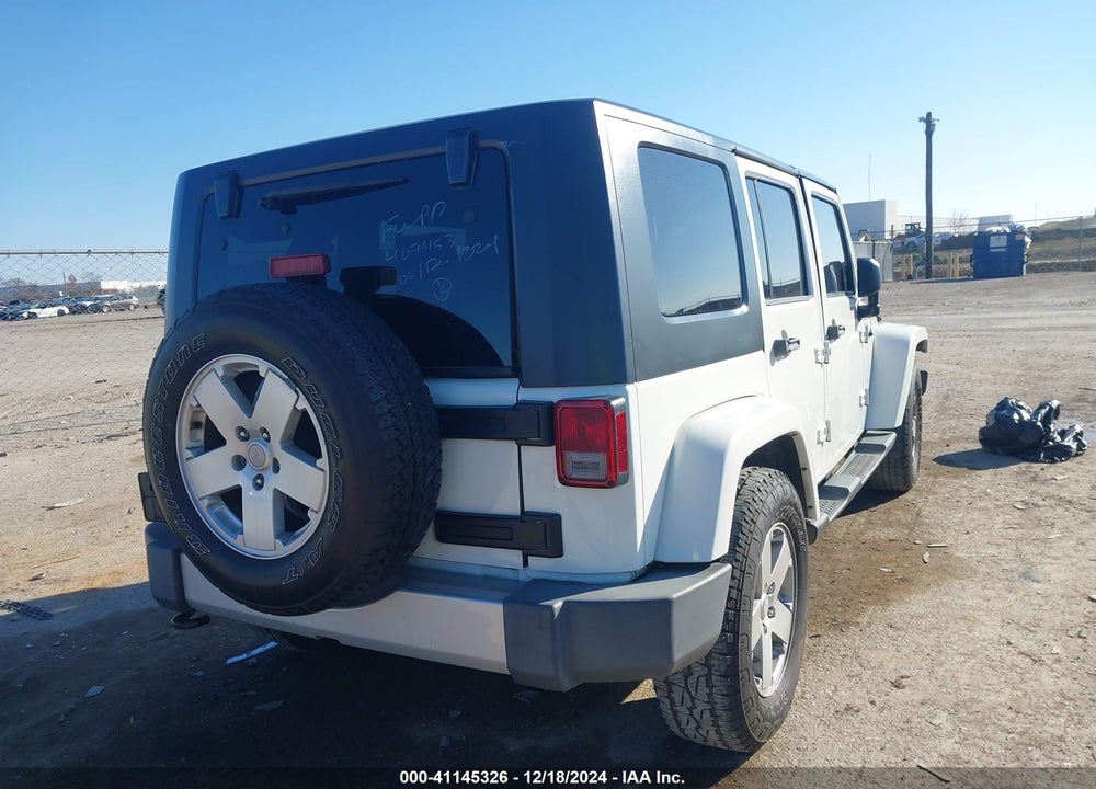 2010 JEEP WRANGLER UNLIMITED SAHARA VIN: 1J4BB5H11AL216365