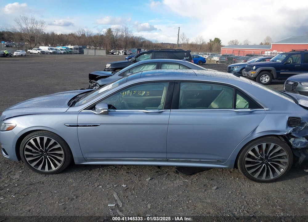 2019 LINCOLN CONTINENTAL BLACK LABEL VIN: 1LN6L9BC7K5605406