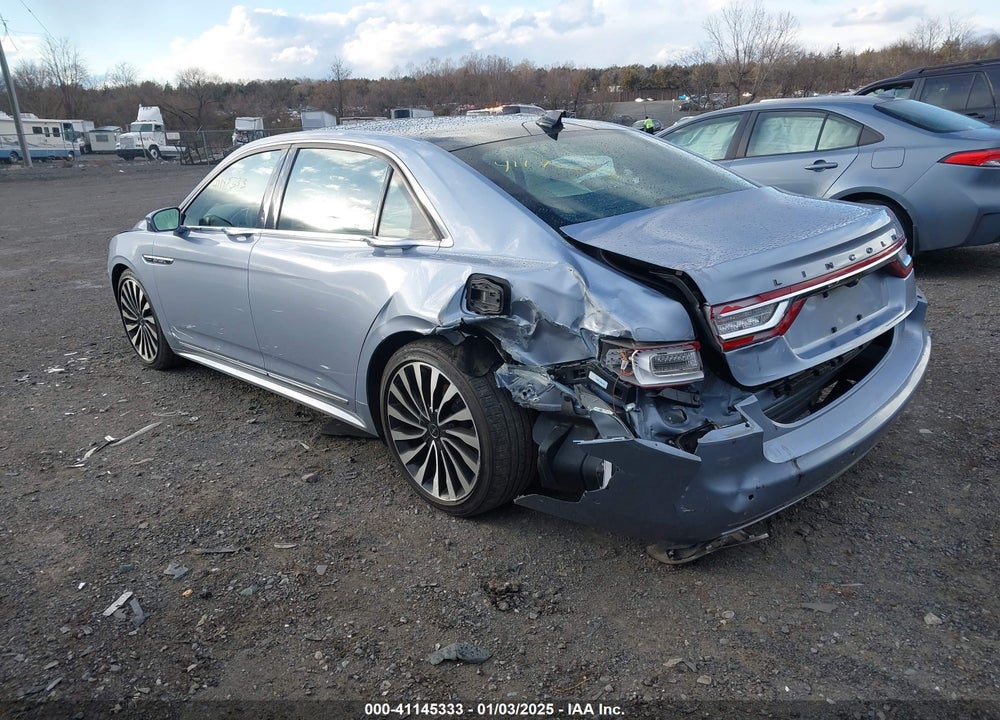 2019 LINCOLN CONTINENTAL BLACK LABEL VIN: 1LN6L9BC7K5605406