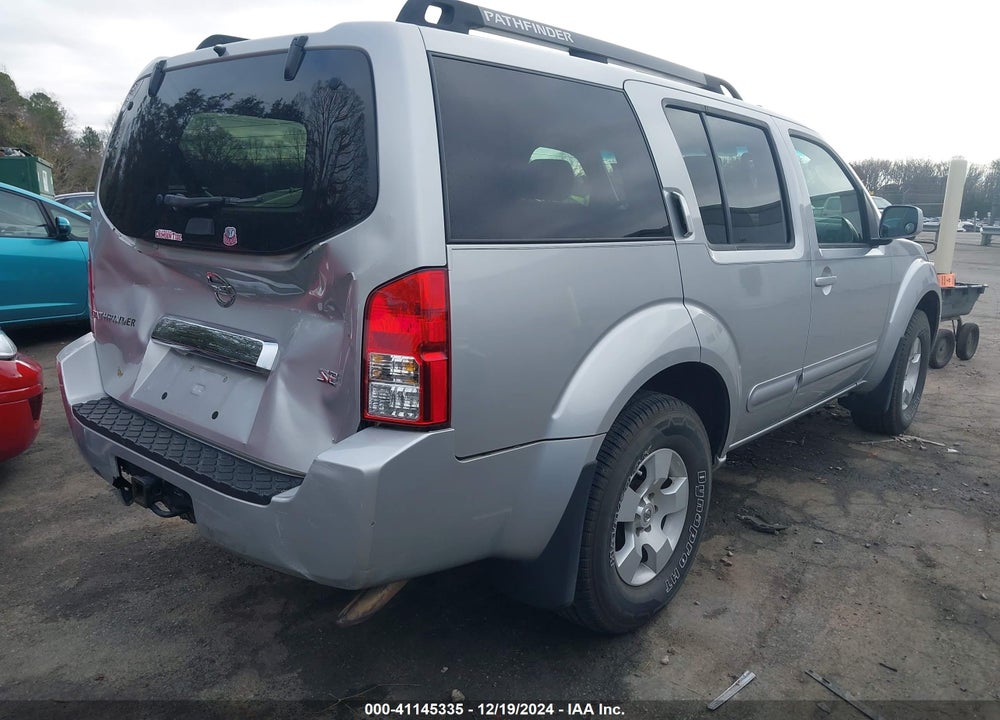 2006 NISSAN PATHFINDER SE VIN: 5N1AR18W86C640484