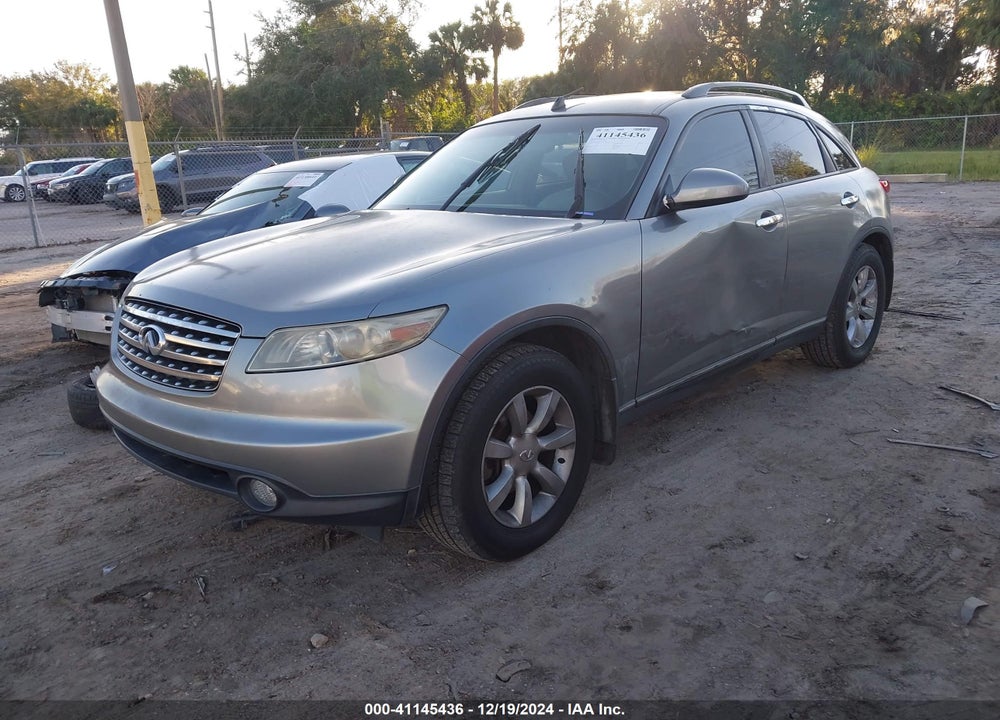 2005 INFINITI FX35 VIN: JNRAS08U35X104762