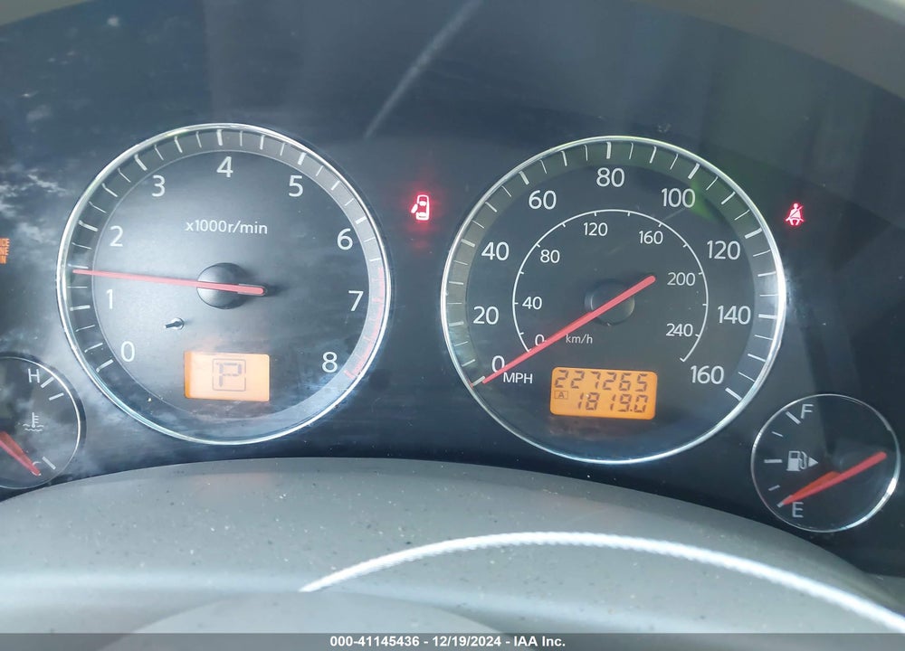2005 INFINITI FX35 VIN: JNRAS08U35X104762