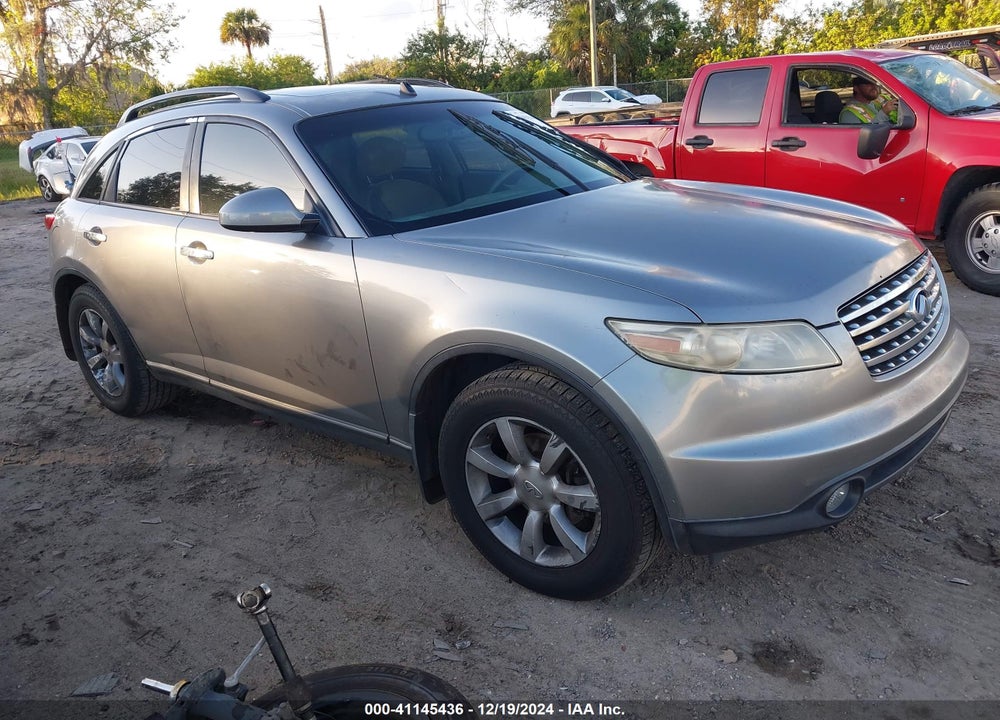 2005 INFINITI FX35 VIN: JNRAS08U35X104762