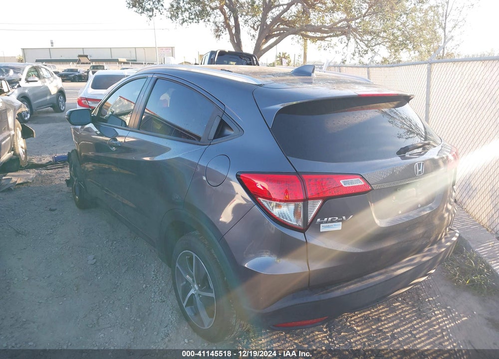 2022 HONDA HR-V 2WD EX VIN: 3CZRU5H59NM702471