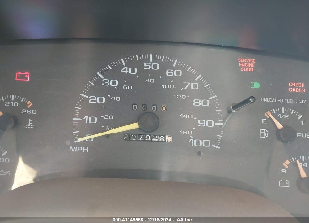 1997 CHEVROLET S-10 LS FLEETSIDE VIN: 1GCCS1940VK128009