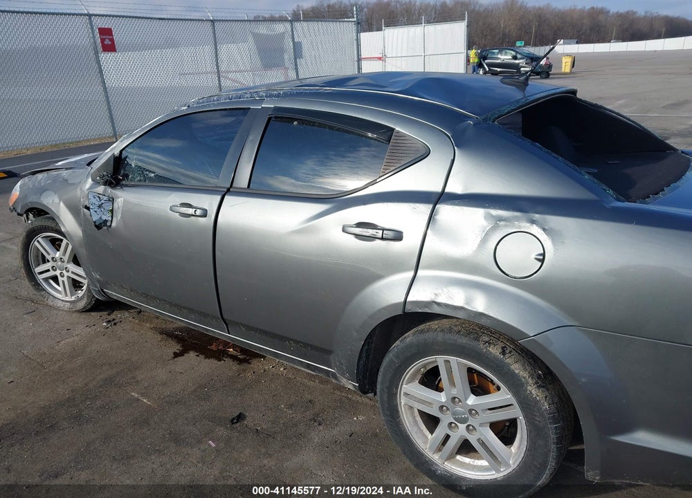 2012 DODGE AVENGER VIN: 1C3CDZCB7CN313416