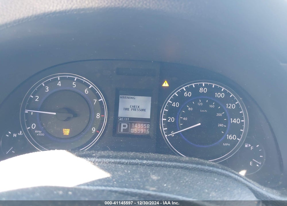 2013 INFINITI G37X VIN: JN1CV6AR0DM764978