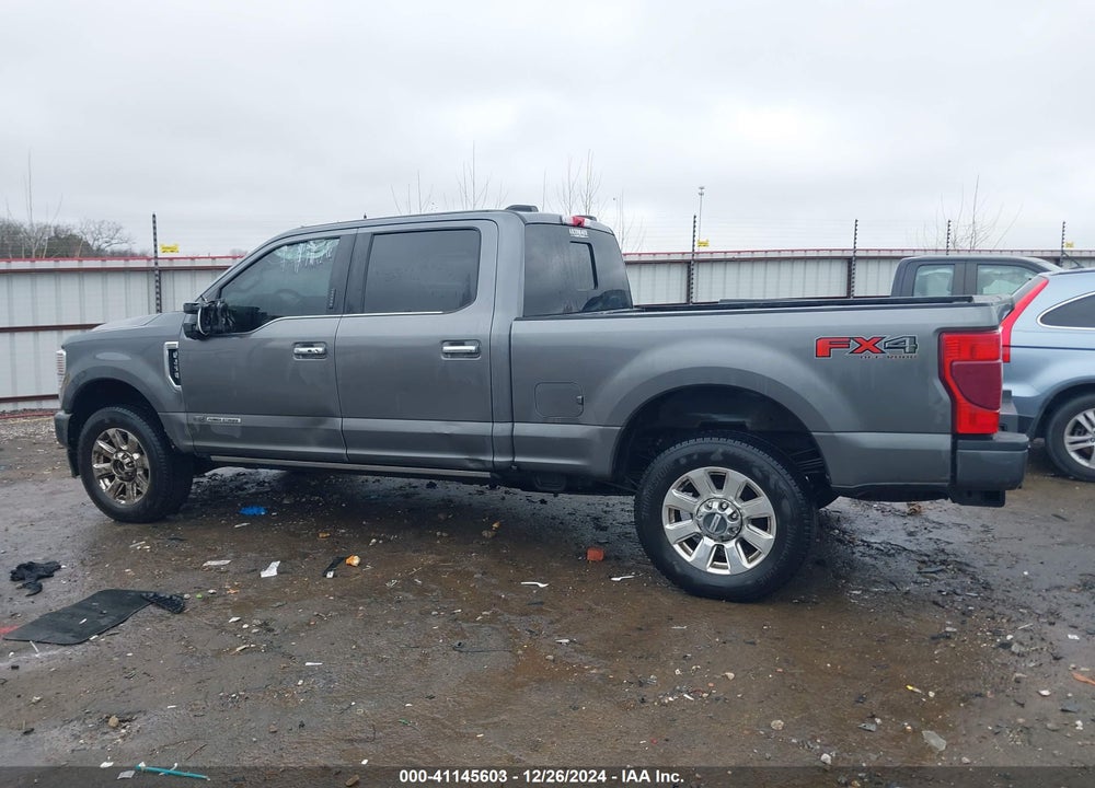 2022 FORD F-250 PLATINUM VIN: 1FT8W2BT9NEF39019