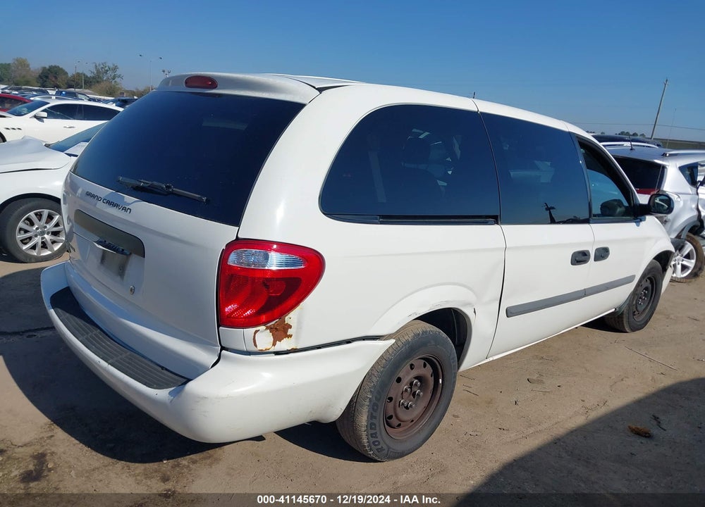 2007 DODGE GRAND CARAVAN SE VIN: 1D8GP24E77B192951