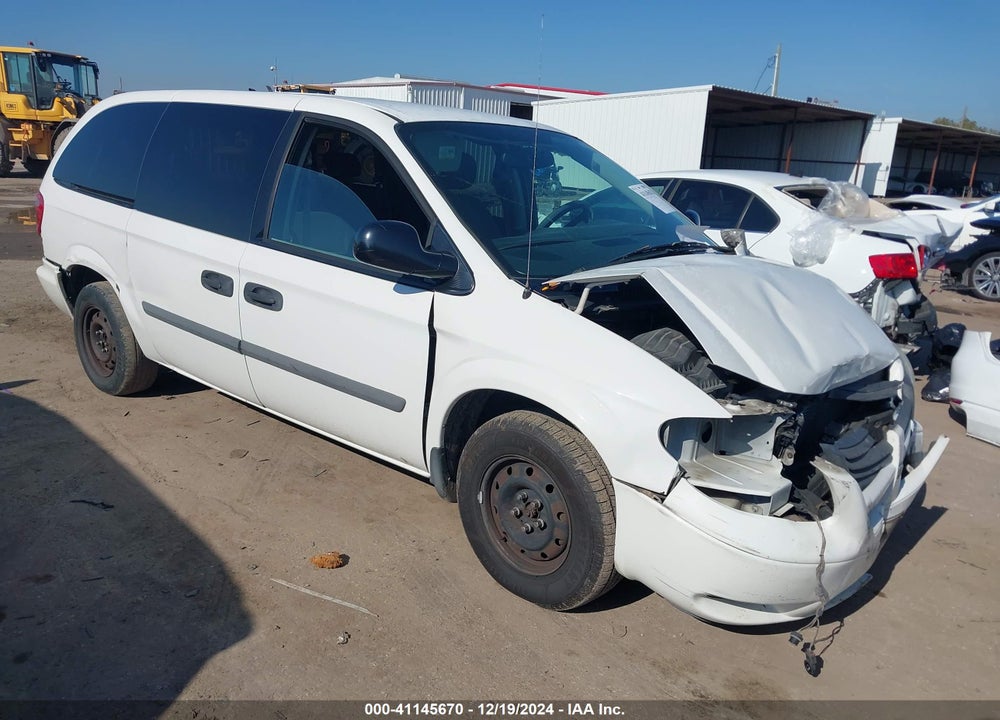 2007 DODGE GRAND CARAVAN SE VIN: 1D8GP24E77B192951
