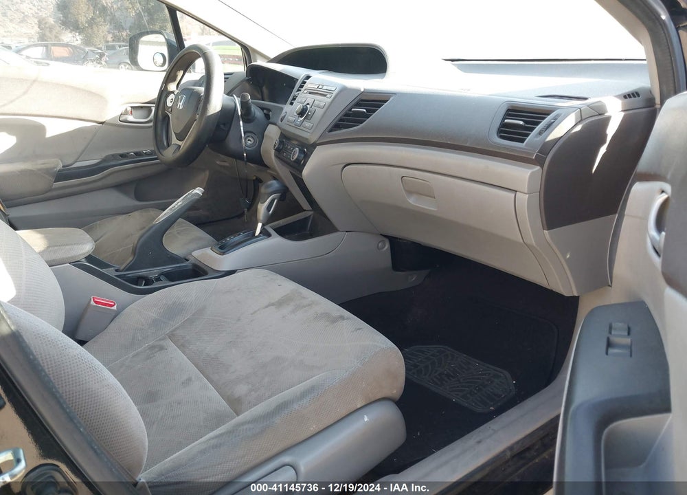 2012 HONDA CIVIC LX VIN: 19XFB2F58CE388464
