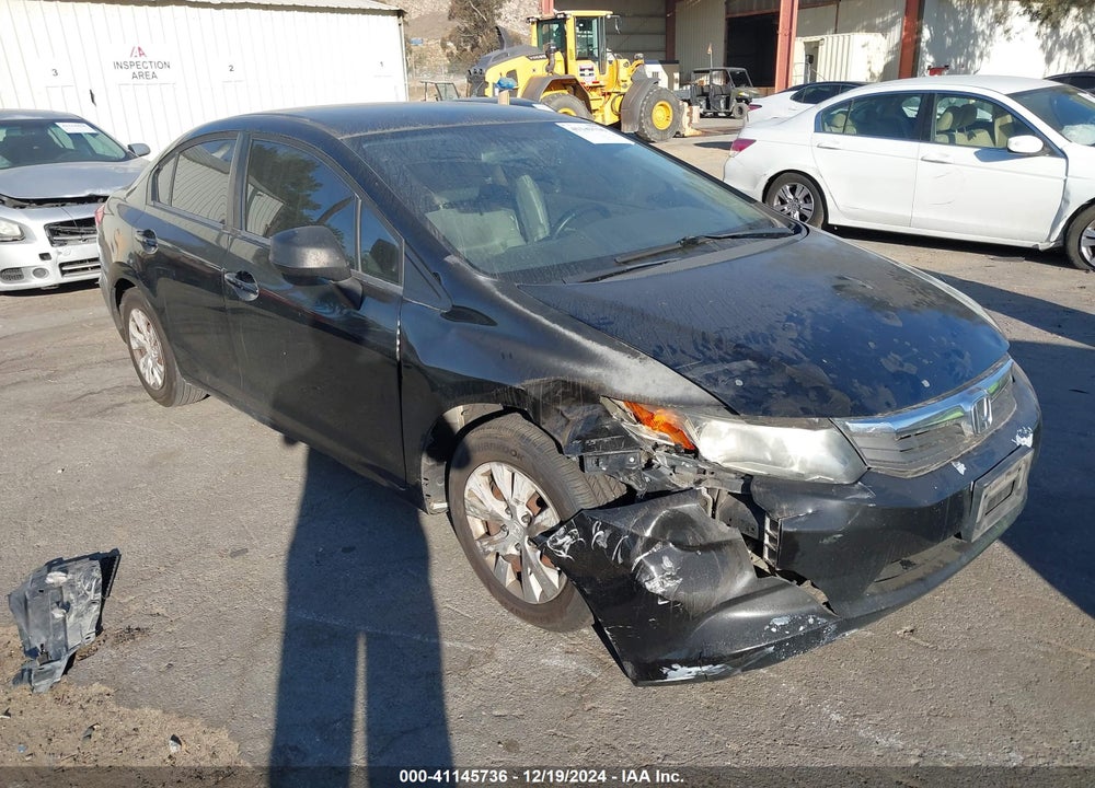 2012 HONDA CIVIC LX VIN: 19XFB2F58CE388464