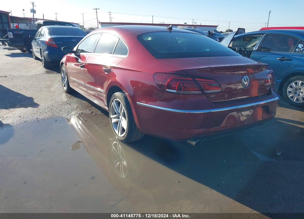 2015 VOLKSWAGEN CC 2.0T SPORT VIN: WVWBP7AN2FE814038