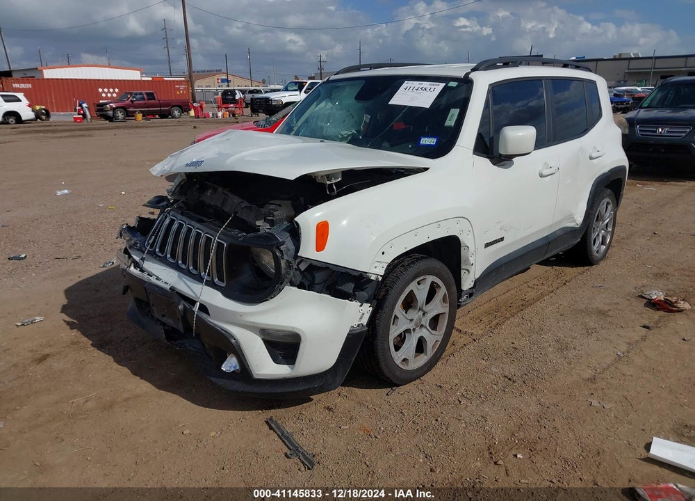 2019 JEEP RENEGADE LATITUDE FWD VIN: ZACNJABB4KPK59513