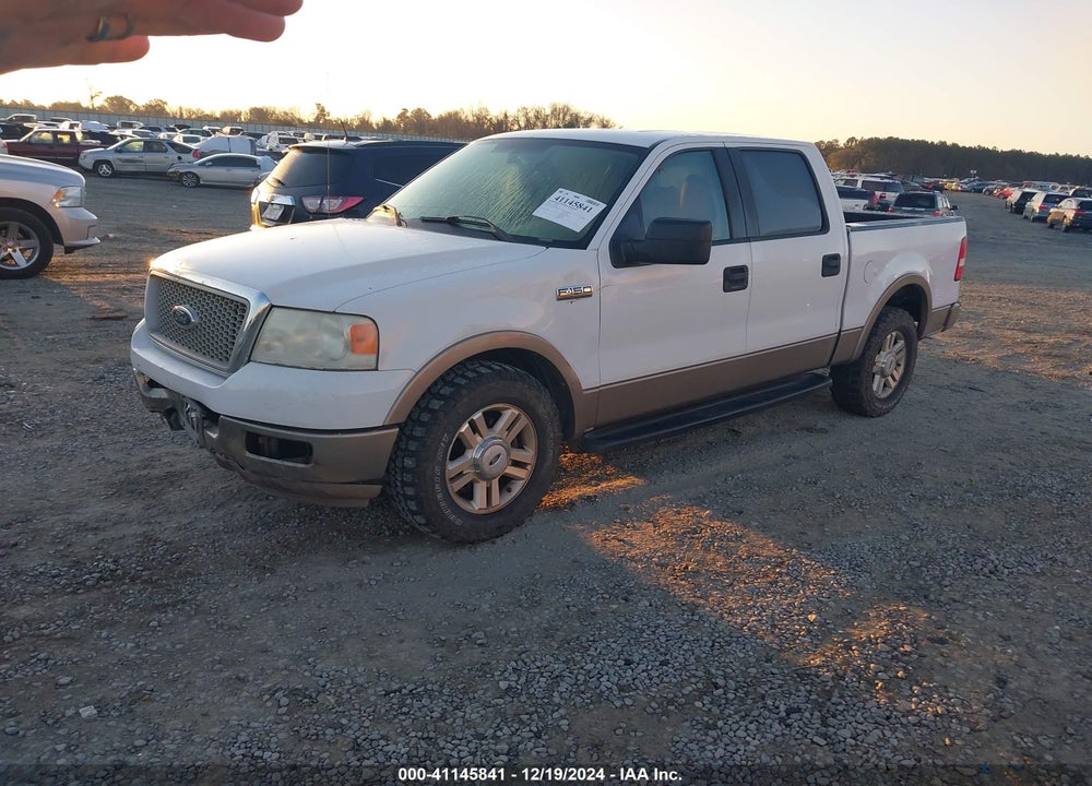 2004 FORD F-150 LARIAT/XLT VIN: 1FTPW12504KC62963