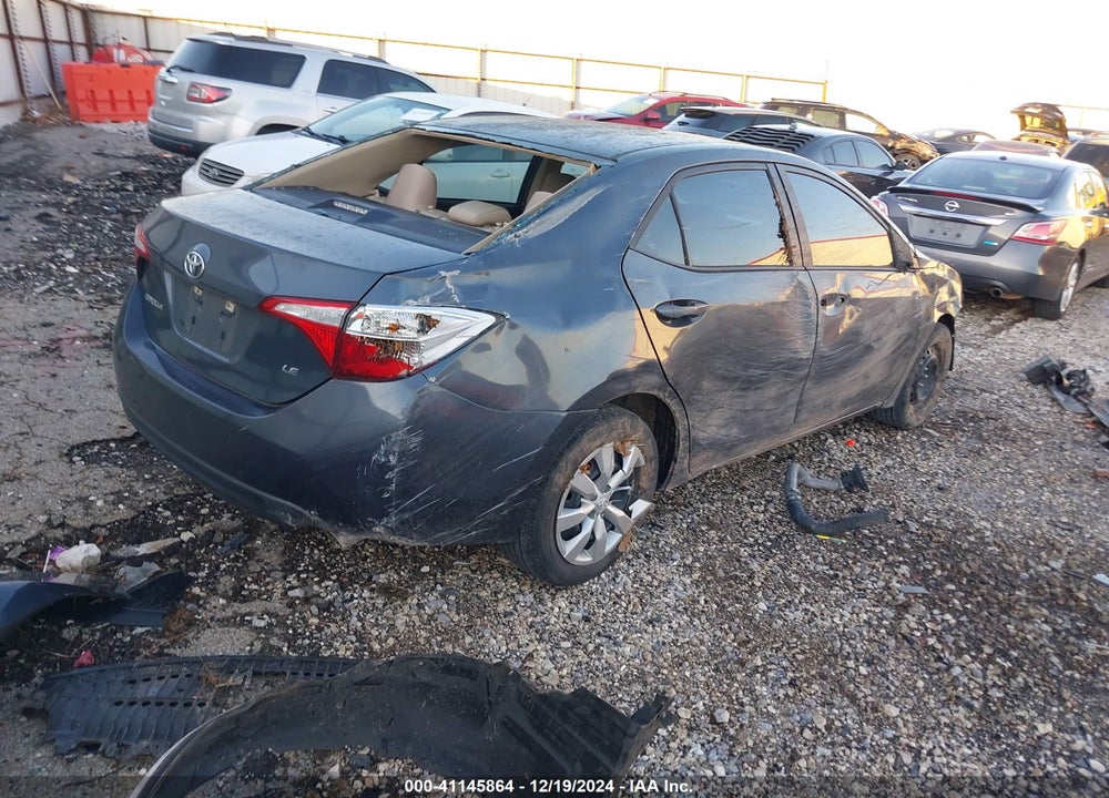 2015 TOYOTA COROLLA LE VIN: 5YFBURHE2FP264238