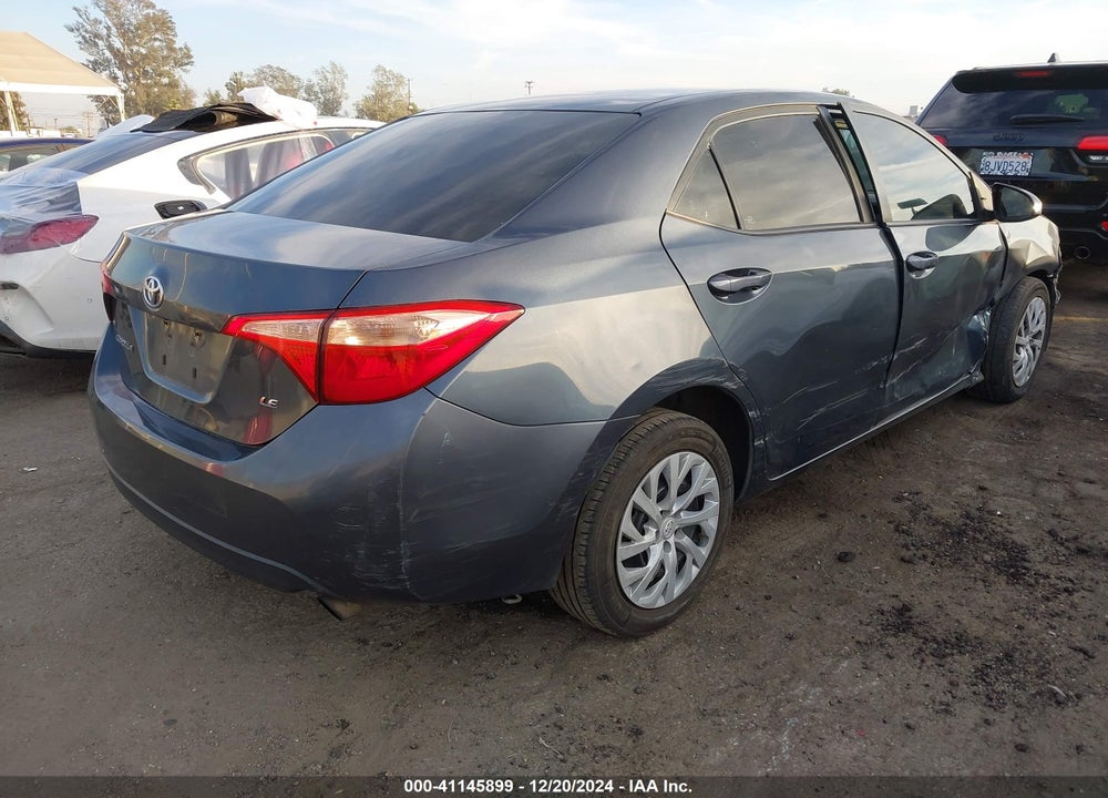 2017 TOYOTA COROLLA LE VIN: 2T1BURHE2HC786015