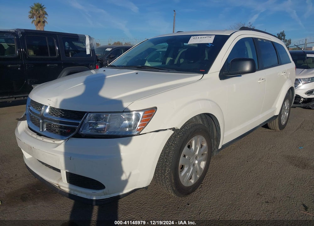 2018 DODGE JOURNEY SE VIN: 3C4PDCAB1JT525156