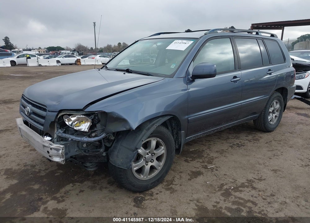 2006 TOYOTA HIGHLANDER V6 VIN: JTEDP21A760102190