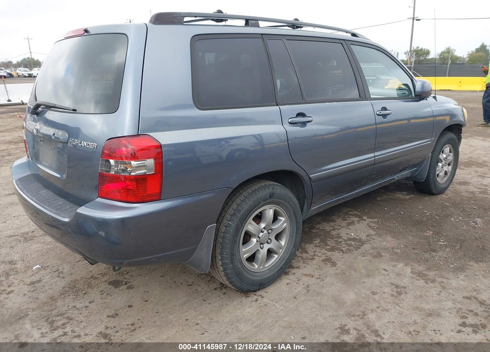 2006 TOYOTA HIGHLANDER V6 VIN: JTEDP21A760102190