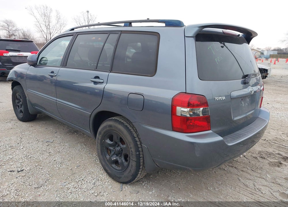 2007 TOYOTA HIGHLANDER VIN: JTEGD21A370158618