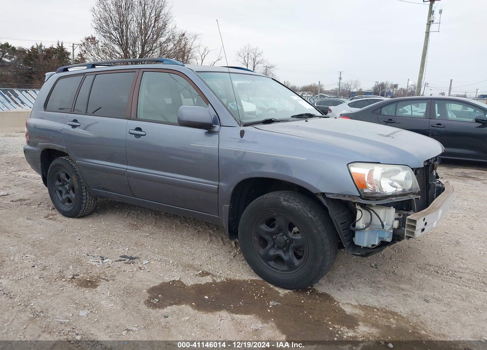 2007 TOYOTA HIGHLANDER VIN: JTEGD21A370158618