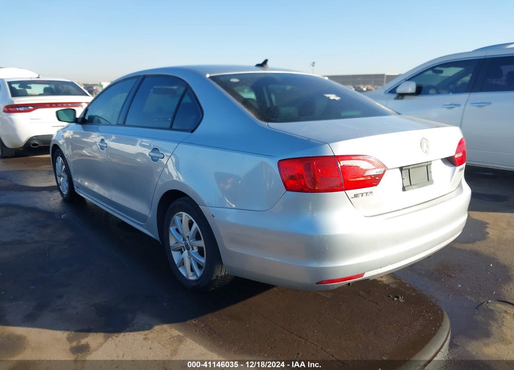 2012 VOLKSWAGEN JETTA 2.5L SE VIN: 3VWDP7AJ8CM398909