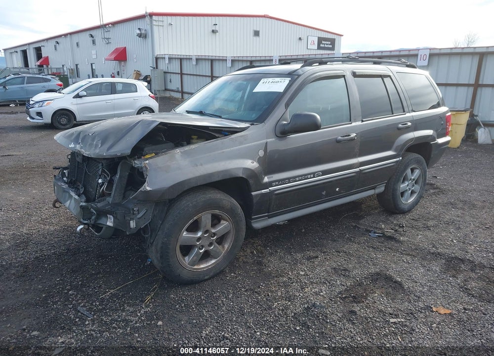 2004 JEEP GRAND CHEROKEE OVERLAND VIN: 1J8GW68J44C347230