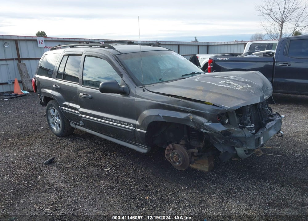 2004 JEEP GRAND CHEROKEE OVERLAND VIN: 1J8GW68J44C347230