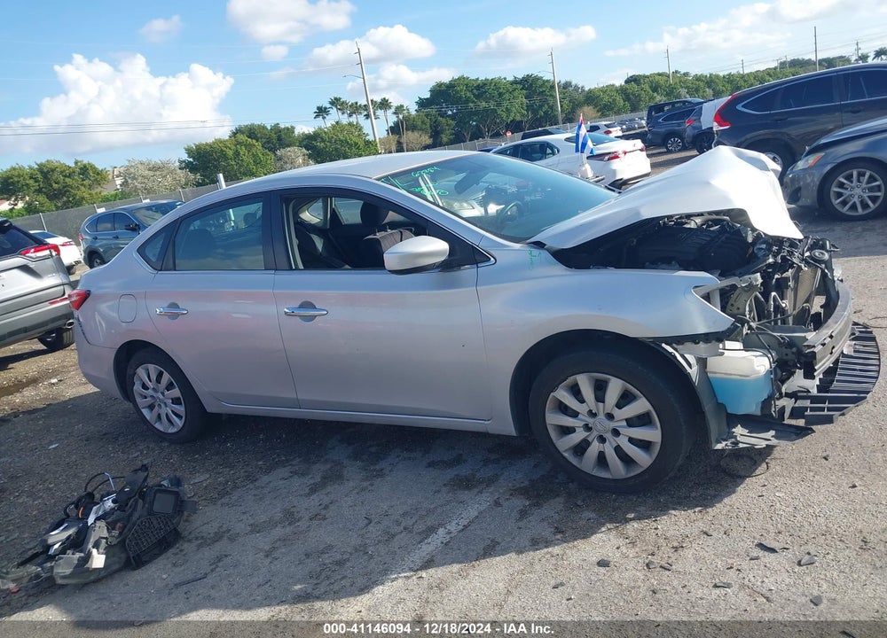 2017 NISSAN SENTRA SV VIN: 3N1AB7AP1HY283578